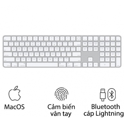 BÀN PHÍM APPLE MAGIC KEYBOARD + TOUCH ID/PHÍM SỐ 2021