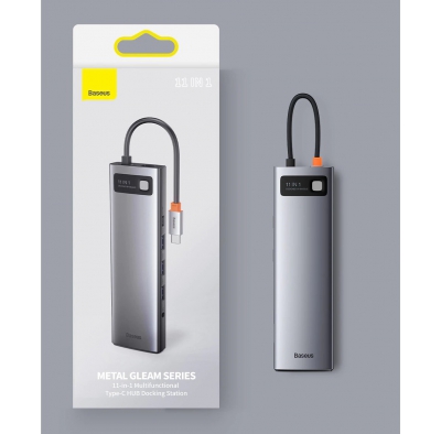 HUB CHUYỂN BASEUS 11 IN 1 METAL GLEAM SERIES